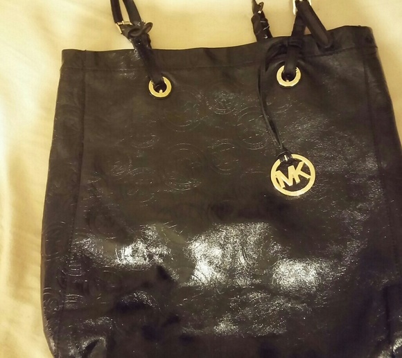 NWOT Michael Kors patent leather bag - Picture 5 of 6